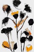 Plakat Black Dry Flowers