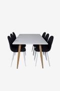 Spisebordssæt Polar med 6 stole Polar