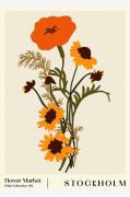 Pelcasa - Plakat Flower Market. Stockholm - Beige - Posters - - Homero...