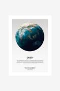 Malerifabrikken - Poster Earth Light - Hvid - Posters - - Homeroom