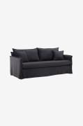 Venture Home - 3-Seat Sofa Nova - Sort - 3-pers. sofaer - - Homeroom