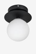 Globen Lighting - Væglampe/Plafond Art Deco 24 IP44 - Sort - Væglamper...