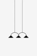 Globen Lighting - Pendel Curve 3 - Sort - Loftpendler - - Homeroom