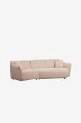 Hanah Home - Hjørnesofa - Mentis - Beige - 3-pers. sofaer - - Homeroom