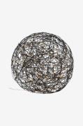 Star Trading - Globe TRASSEL 50 cm - Sort - Dekorativ julebelysning - ...