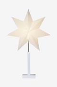 Star Trading - Stjerne på fod Karo 70 cm - Hvid - Adventsstjerner - - ...