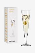 Ritzenhoff - Champagneglas Goldnacht NO:14 - Transparent - Vinglas - -...