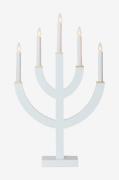 Star Trading - Lysestage Anno 59 cm - Hvid - Adventslysestager - - Hom...