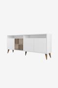 Hanah Home - Aflastningsbord Milan 180 cm - Hvid - Skænke & sideboards...