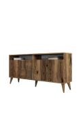 Hanah Home - Aflastningsbord Milana 160 cm - Brun - Skænke & sideboard...