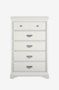 Dorel Home - Kommode med fem skuffer Bristol - Hvid - Kommoder - - Hom...