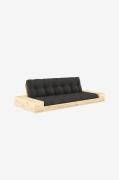 Karup Design - Base Sovesofa m. 2 sidebokse Tre-personers - Grå - Sove...