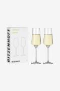 Ritzenhoff - Champagneglas Lichtweiss 2-pak - Transparent - Vinglas - ...