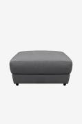 Loft24 - Ottoman Capena - Grå - Fodskamler & puffer - - Homeroom
