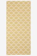 Horredsmattan - Plastgulvtæppe Wave 70x250 cm - Gul - Plasttæpper - - ...