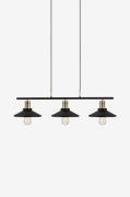 Globen Lighting - Pendel Disc 3 pærer - Sort - Loftpendler - - Homeroo...