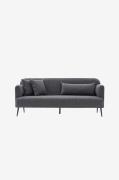 Hanah Home - Sofa 3-sædet Revos - Grå - 3-pers. sofaer - - Homeroom