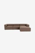 Homitis - Hjørnesofa Noah Right - Brun - Sofaer med chaiselong - - Hom...