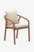 Kave Home - Spisebordsstol Malaret, 4-pak - Beige - Spisestole - - Hom...