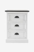 NovaSolo Furniture - Sengebord Halifax Accent - Hvid - Sengeborde - - ...