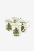 Spode - Krus Christmas Tree 0.30 l 4-pak - Hvid - Kopper & krus - - Ho...