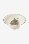 Spode - Kagefad på fod Christmas Tree Ø 18 cm - Hvid - Serveringsfade ...