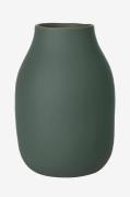 Blomus - Vase Colora H20 cm Ø14 cm - Grøn - Urtepotteskjulere & vaser ...