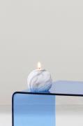 Star Trading - FLAMME MARBLE bloklys LED 12 cm - Grå - Bordlamper - - ...