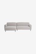 House Nordic - Lounge-sofa Salvador - Grå - Sofaer med chaiselong - - ...