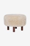 House Nordic - Puf Inverness - Brun - Fodskamler & puffer - - Homeroom