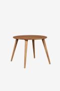 Wood Furniture - Spisebord Lula, 100cm, rund, eg - Brun - Spiseborde -...