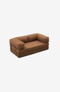 Hanah Home - 3-sæders sofa Comfort - Brun - 3-pers. sofaer - - Homeroo...