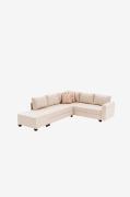 Hanah Home - Hjørnesofa Aly Left - Natur - Sofaer med chaiselong - - H...