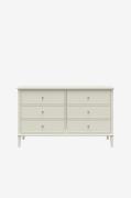 Dorel Home - Kommode med seks skuffer Franklin - Hvid - Kommoder - - H...