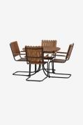 Venture Home - Spisegruppe Holmsund - Brun - Spisegrupper - - Homeroom