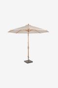 Fritab - Flot parasol Ø250cm - Hvid - Parasoller - - Homeroom