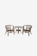 Venture Home - Wera Café-sæt - Brun - Loungemøbler - - Homeroom