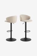 NORDFORM - Ella barstol 2-pak - Beige - Barstole & -taburetter - - Hom...