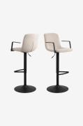NORDFORM - Pablo barstol 2-pak - Beige - Barstole & -taburetter - - Ho...