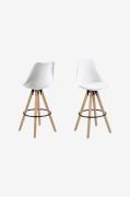 NORDFORM - Dima barstol 2-pak - Hvid - Barstole & -taburetter - - Home...