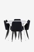 Venture Home - Silar spisebord med Night-spisestol - Sort - Spisegrupp...