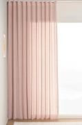 Hasta - Gardin Ekstra bred Malva - Rosa - Gardinfag med rynkebånd - - ...