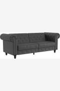 Dorel Home - Sofa 3 sæder Felix - Grå - 3-pers. sofaer - - Homeroom