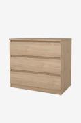 Tvilum - Naia Kommode 3 skuffer - Pakke - Brun - Kommoder - - Homeroom