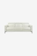 Loft24 - Hjørnesofa 3 sæder 1 liggestol højre elektrisk Lund - Brun - ...