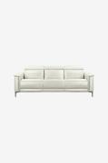 Loft24 - Sofa 3-personers sofa med 2 elektriske liggestole Lund - Hvid...