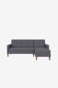 Dorel Home - Chaiselong Sovesofa med opbevaring Lilly - Blå - Sovesofa...