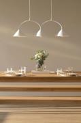 Globen Lighting - Pendel Curve 3 - Hvid - Loftpendler - - Homeroom