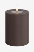 DeluxeHomeart - LED-søjlelys 7,5x10 cm - Brun - Lys - - Homeroom