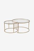 Homitis - Sofabordssæt Aurum Double - Guld - Sofaborde - - Homeroom
